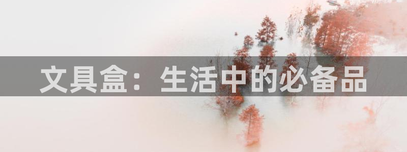 卧龙娱乐登录网址：文具盒：生活中的必备品