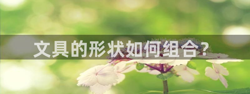 卧龙娱乐老板：文具的形状如何组合？