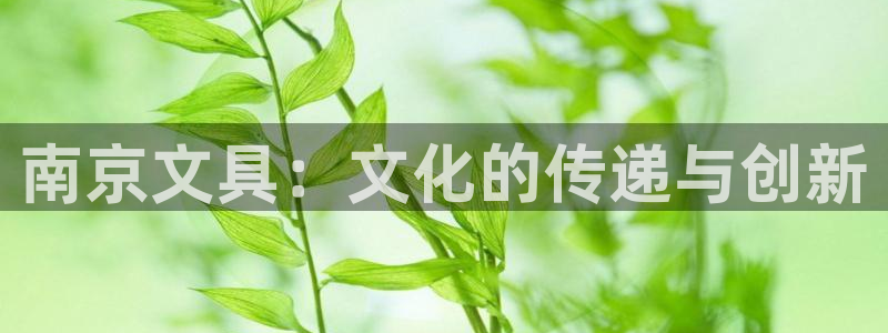 卧龙凤雏娱乐收入：南京文具：文化的传递与